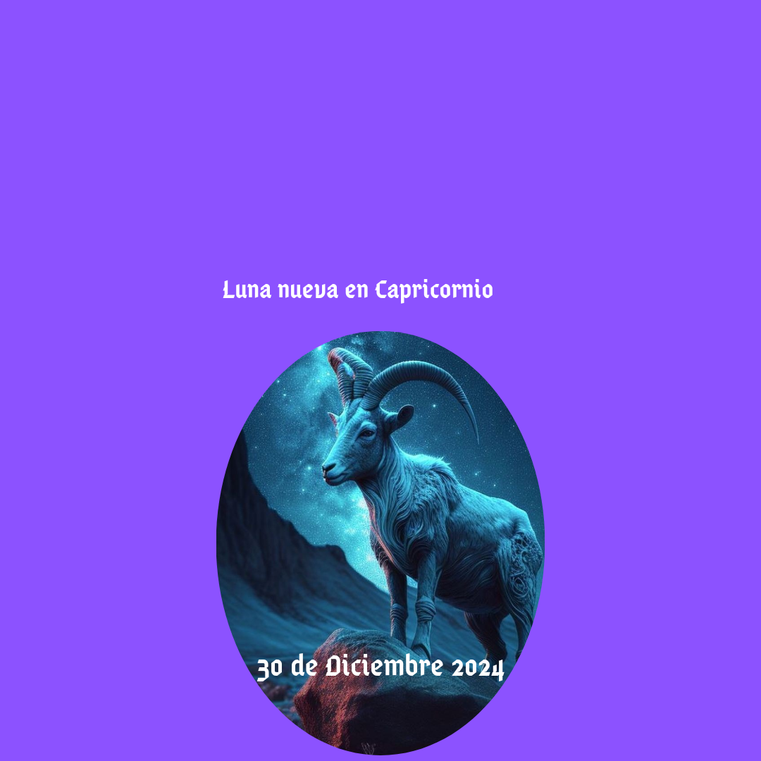 Luna nueva en Capricornio